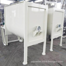 2 cubic twin or double screw belt mixer